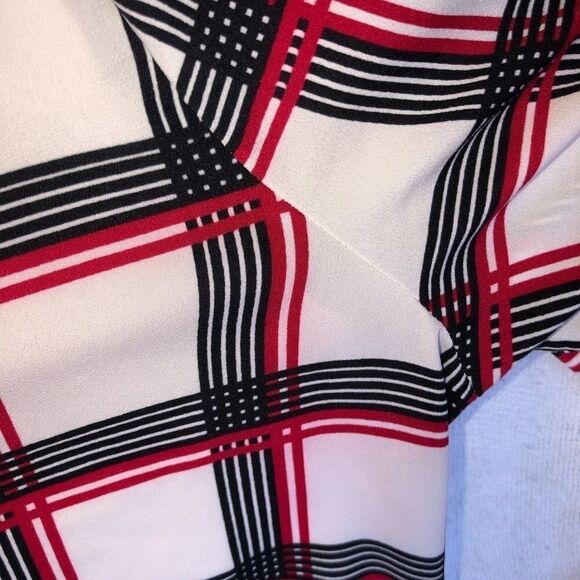 nwot Womens XLarge Van Heusen LS 3/4 Button Blouse - Picture 4 of 6